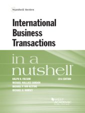 book International Business Transactions in a Nutshell