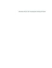 book Principles of Human Evolution