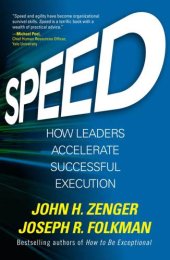 book Speed: how leaders accelerate successful execution