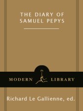 book The Diary of Samuel Pepys