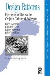 book Design patterns: Elements of reuseable object - oriented software