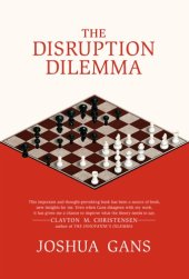 book The disruption dilemma