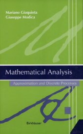 book Mathematical Analysis: Approximation and Discrete Processes: Giaquinta, Modica