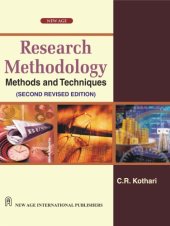 book Research methodology: methods and techniques