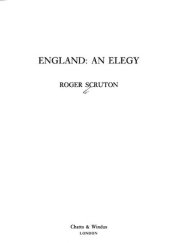 book England : an elegy