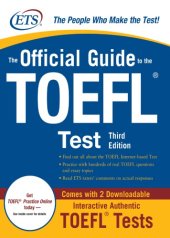 book The official guide to the TOEFL test