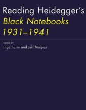 book Reading Heidegger's black notebooks 1931-1941