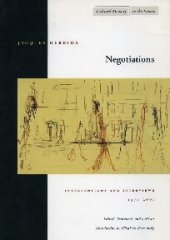 book Negotiations: Interventions and Interviews, 1971-2001 (Cultural Memory in the Present)