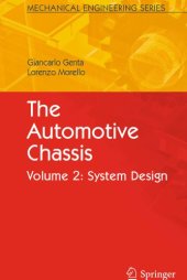 book The Automotive Chassis: Vol. 2: System Design