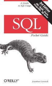 book SQL pocket guide Includes index