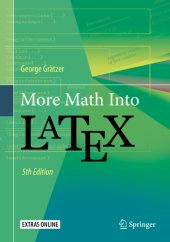 book More Math Into LaTeX