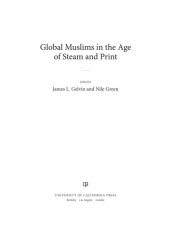 book Global Muslims in the Age of Steam and Print