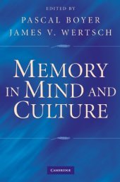 book Memory in Mind and Culture