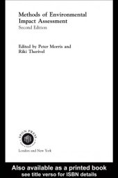 book Methods of Environmental Impact Assessment