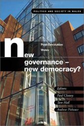 book New Governance, New Democracy?: Post Devolution in Wales