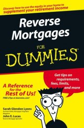 book Reverse Mortgages For Dummies