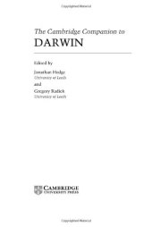 book The Cambridge Companion to Darwin