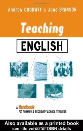 book Teaching English: A Handbook for Primary and Secondary School Teachers