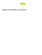 book Project Manpower Management: Management Processes in Construction Practice