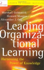 book Leading Organizational Learning