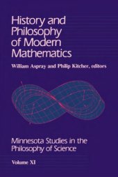 book History and Philosophy of Modern Mathematics