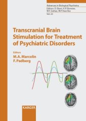 book Transcranial Brain Stimulation for Treatment of Psychiatric Disorders