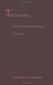 book The Leibniz-Des Bosses Correspondence