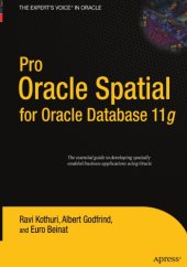 book Pro Oracle Spatial for Oracle Database 11g