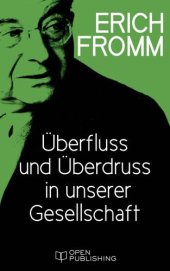 book Überfluss und Überdruss in unserer Gesellschaft