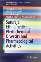 book Satureja: ethnomedicine, phytochemical diversity, and pharmacological activities