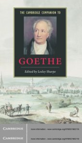 book The Cambridge Companion to Goethe