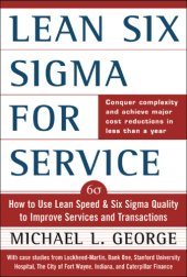 book Lean Six Sigma for Service