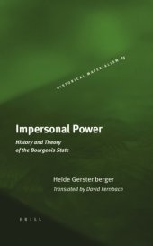 book Impersonal power: history and theory of the bourgeois state