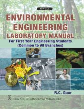 book Environmental engineering laboratory manual for first year engineering students (common to all branches)