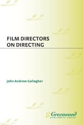 book Film directors on directing