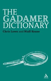 book The Gadamer dictionary