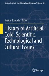 book History of Artificial Cold, Scientific, Technological and Cultural Issues