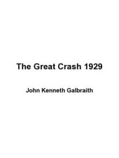 book The Great Crash of 1929