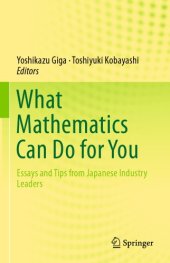 book What Mathematics Can Do for You Essays and Tips from Japanese Industry Leaders