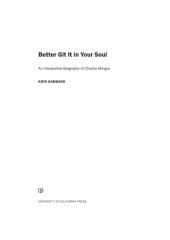 book Better Git it in Your Soul: An Interpretive Biography of Cha