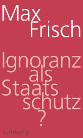 book Ignoranz als Staatsschutz?