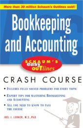 book Bookkeeping and accounting: based on Schaum's outline of theory and problems of bookkeeping and accounting