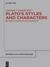 book Plato’s Styles and Characters