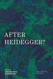 book After Heidegger?