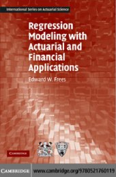 book Regression modeling with actuarial and financial applications