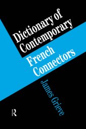 book Dictionary of contemporary French connectors