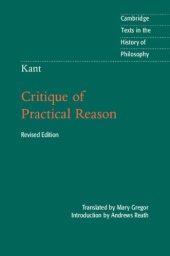 book Critique of practical reason