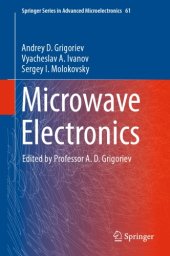 book Microwave electronics