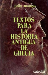 book Textos para la historia antigua de Grecia