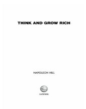 book Think & grow rich: original edition